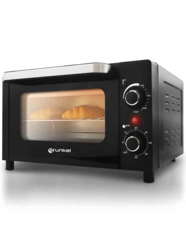 Horno de Sobremesa Grunkel HR-10MINI/ 1600W/ Capacidad 10L/ Negro