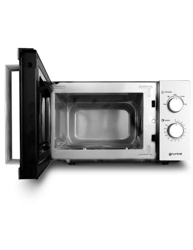 Microondas Grunkel MW-20INOX/ 700W/ Capacidad 20L/ Funcion Grill/ Plata