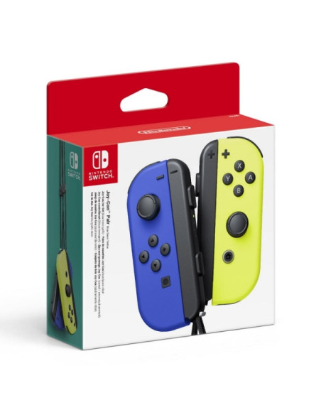 Nintendo Set de 2 Mandos Joy-Con Izquierdo/Derecho para Nintendo Switch - Bluetooth 3.0+HS - Autonomia hasta 20h - Vibracion HD