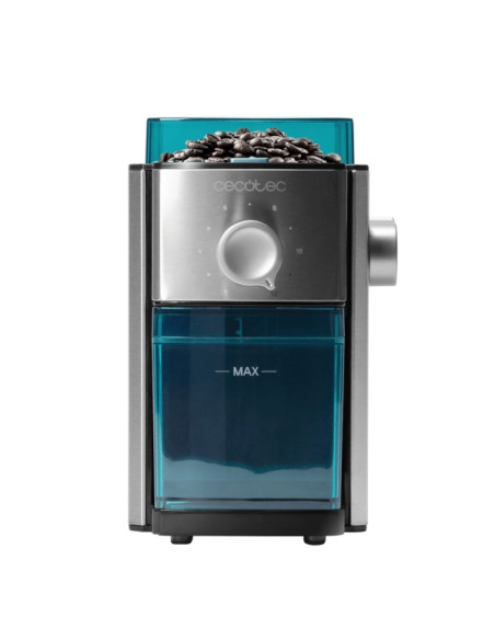Cecotec SteelMill 2000 Adjust max Molinillo de Cafe Electrico - 150W - Capacidad 250g - Acero Inoxidable - Apto para Lavavajilla