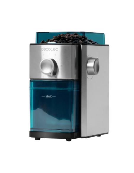 Cecotec SteelMill 2000 Adjust max Molinillo de Cafe Electrico - 150W - Capacidad 250g - Acero Inoxidable - Apto para Lavavajilla