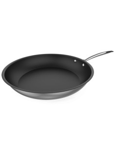 Cecotec Polka Classy Steel Sarten de Acero Inoxidable de 28cm - Alta Durabilidad - Compatible con Induccion - Facil Limpieza - C