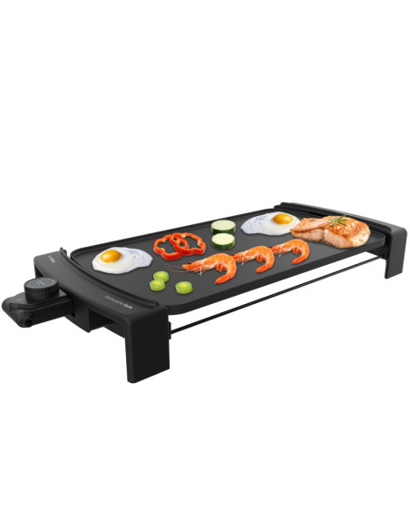 Cecotec Tasty and Grill 3000 BlackWater Plancha Electrica - 2600W - Placa de Aluminio Fundido - Antiadherente - Termostato - Apt