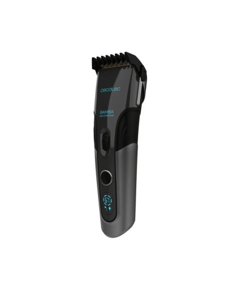 Cecotec Bamba PrecisionCare Titan Cortapelos Inalambrico - Cuchillas de Titanio - Bateria de 90min de Autonomia - 3 Peines Guia