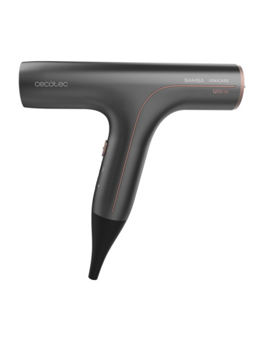 Cecotec Bamba Ionicare 6000 RockStar Soft Secador de Pelo 2 en 1 - Selector Tactil - Calentamiento Ultrarrapido - Rango de 140 a