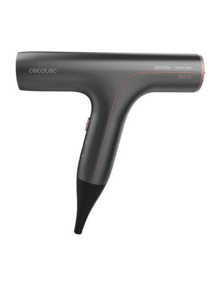Cecotec Bamba Ionicare 6000 RockStar Soft Secador de Pelo 2 en 1 - Selector Tactil - Calentamiento Ultrarrapido - Rango de 140 a