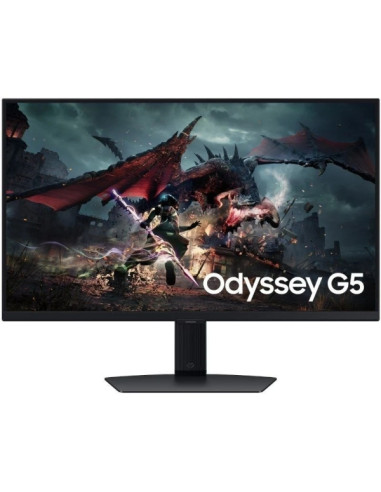 Samsung Odyssey G5 G50D Monitor 27" IPS QHD 180Hz FreeSync - Respuesta 1ms - Regulable en Altura, Giratorio e Inclinable - HDMI