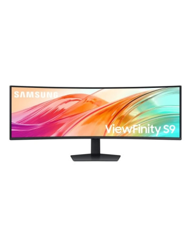 Samsung ViewFinity S9 S95UF Monitor 49" VA Curvo Dual QHD 120Hz HDR - Respuesta 5ms - Altavoces 10W - Ajustable en Altura, Gira