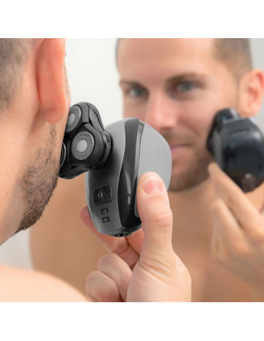 Innovagoods Shavestyler Afeitadora 5 en 1 - Autonomia 45min - Bateria 600mAh - IPX7 - Recargable - Acero Inoxidable - Multifunci