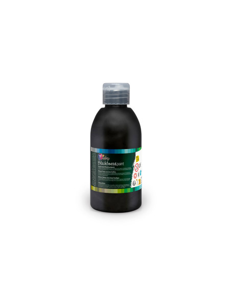 Pintura acrilica tcolors efecto pizarra negra base acrilica bote de 250 ml