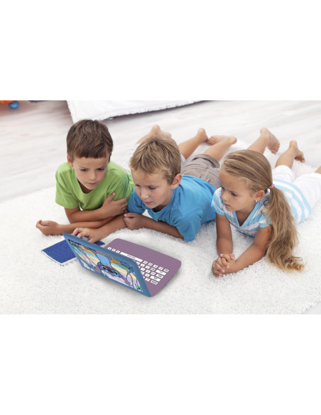 Ordenador portatil lexibook stitch educativo parlante biling e con 124 actividades en ingles y español
