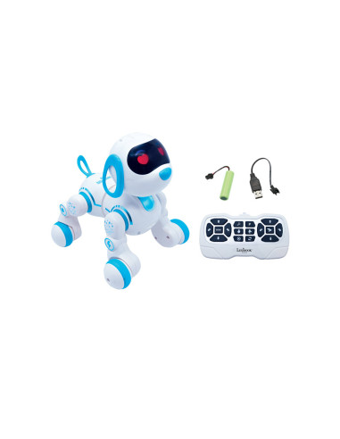 Robot inteligente lexibook perro puppy jr programable control gestual con mando a distancia