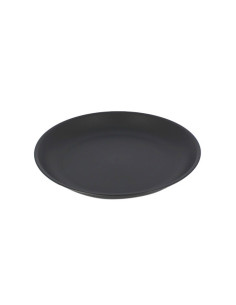Plato polipropileno archivo 2000 llano 23,5 cm diametro reutilizable e irrompible libre bpa color gris