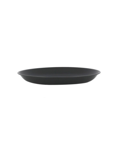 Plato polipropileno archivo 2000 llano 23,5 cm diametro reutilizable e irrompible libre bpa color gris