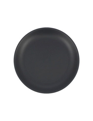 Plato polipropileno archivo 2000 llano 23,5 cm diametro reutilizable e irrompible libre bpa color gris