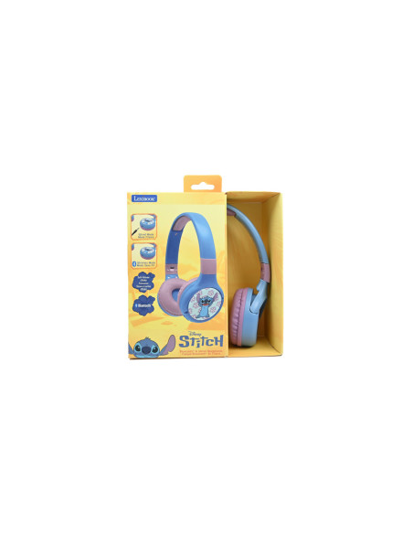 Auriculares plegables lexibook stitch 2 en 1 bluetooth con cable