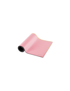 Mars Gaming MMP224 Alfombrilla Extragrande - Base Antideslizante - Superficie Nanotextil Flexible - 880x330x3mm - Color Rosa