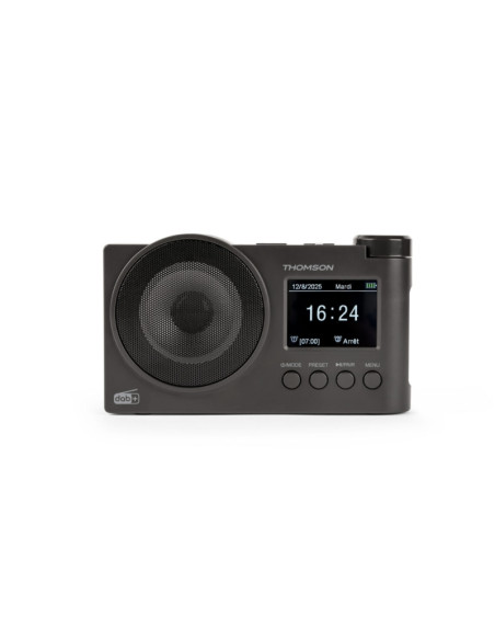 Thomson Radio FM DAB+ con Altavoz Bluetooth - 30 Memorias DAB+ y 30 Memorias FM - Actualizacion Automatica de Emisoras - Pantall