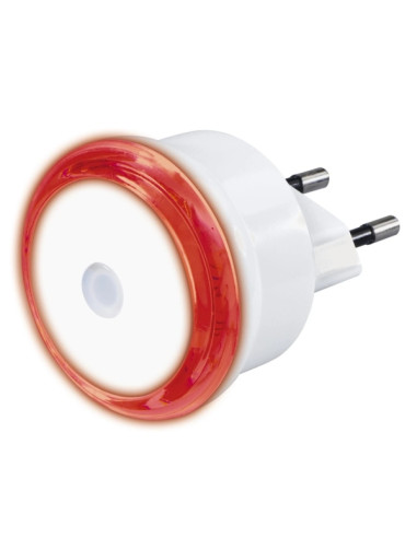 Hama Basic Luz LED Nocturna con Enchufe - IP20 - Sensor de Luz - 5x5x7cm - Color Blanco