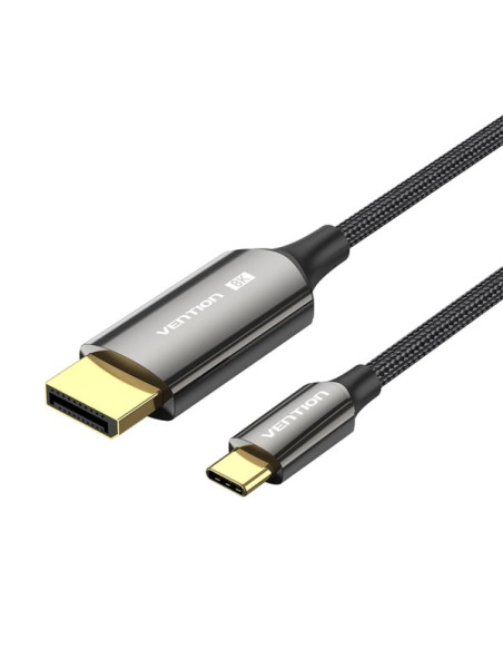 Vention Cable USB-C a DisplayPort 8K - 2m - Trenzado - Color Negro