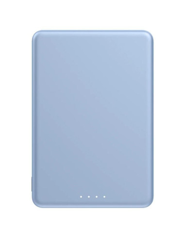 Powerbank 5000mAh Xiaomi Super Slim Magnetic Power Bank 5000/ Wireless/ Azul/ Incluye Cable USB Tipo-C