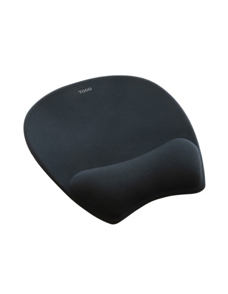 Tooq TQMP1002-B Alfombrilla Raton Ergonomica - Reposamuñecas Espuma Viscoelastica - Superficie Suave, Elastica, Transpirable y R