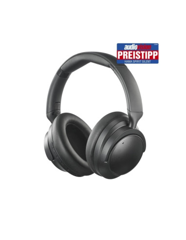 Hama Spirit Silent Auriculares con Microfono Omnidireccional - Bluetooth - Diadema Ajustable - Plegable - Asistente de Voz - Car