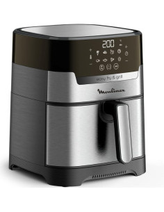 Freidora por Aire / Sin Aceite Moulinex Easy Fry & Grill/ 1550W/ Capacidad 4.2L