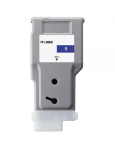 Canon PFI206 Azul Cartucho de Tinta Pigmentada Generico - Reemplaza 5311B001/PFI-206B