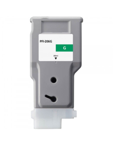Canon PFI206 Verde Cartucho de Tinta Pigmentada Generico - Reemplaza PFI206G/5310B001