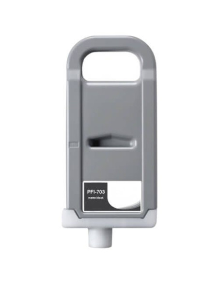 Canon PFI703/PFI303 Negro Mate Cartucho de Tinta Pigmentada Generico - Reemplaza 2962B001/2957B001