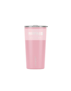 Vaso termico antartik mono tapa hermetica acero inoxidable libre de bpa rosa 520 ml