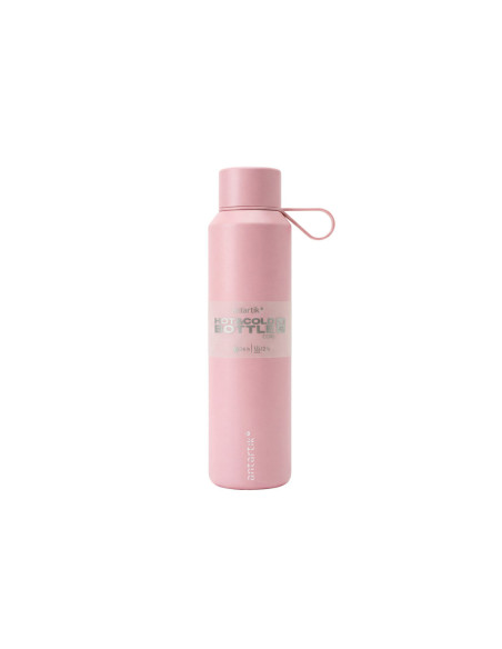 Botella portaliquidos antartik core isotermica acero inoxidable libre de bpa rosa 600 ml