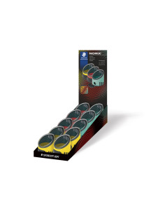 Sacapuntas staedtler norix metalico 8,2 mm con deposito 1 uso caja de 10 unidades colores surtidos 2