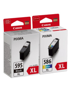 Canon PG-595XL/CL-586XL Multipack de 2 Cartuchos de Tinta Originales - 7170C004