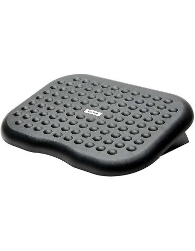 Fellowes Reposapies con Inclinacion Ajustable 0  a 15  - Gran Superficie de 45x33 cm - Textura Efecto Masaje - Color Negro