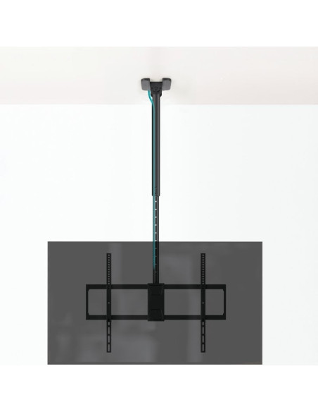 Soporte de Techo Giratorio/ Inclinable TooQ LPCE11100TSLI-B para TV de 50-100"/ hasta 80kg