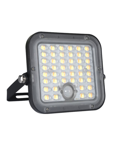 Elbat EB0573 Foco Led Solar 10W - 1500LM - CCT 3000K/6000K - Luz Calida y Fria - Sensor de Movimiento