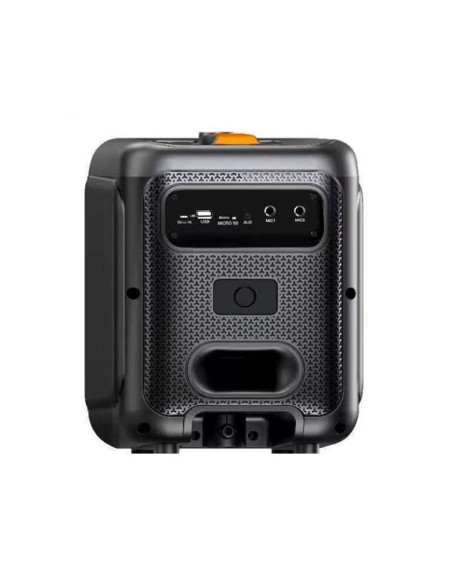 Coolsound Partybox Altavoz Karaoke 8" - Bluetooth - 30W - Iluminacion RGB - 2 Microfonos Inalambricos Incluidos - Entrada para