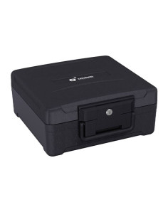 Cromad Firebox M1 Caja Fuerte - Resistente a Fuego y Agua - Cerradura de Llave - Diseño Robusto y Portatil - 170x390x365mm