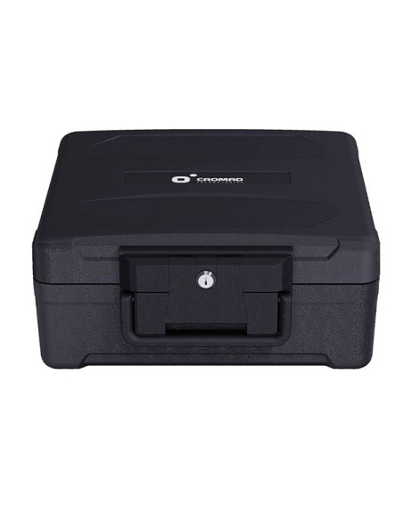 Cromad Firebox M1 Caja Fuerte - Resistente a Fuego y Agua - Cerradura de Llave - Diseño Robusto y Portatil - 170x390x365mm