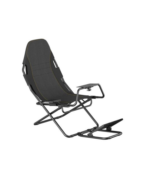 Cromad Slim Racing Seat Asiento Simulador de Carreras - Soporte para Pedales y Volante Ajustables - Diseño Plegable