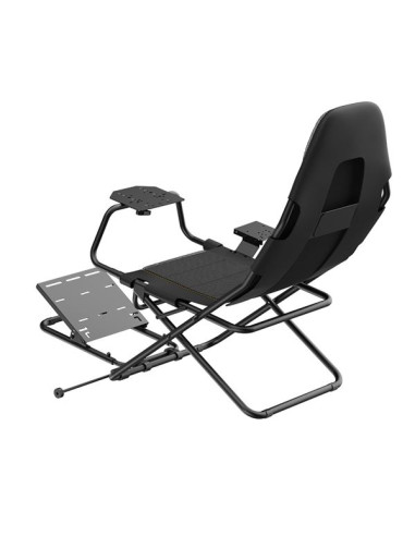 Cromad Slim Racing Seat Asiento Simulador de Carreras - Soporte para Pedales y Volante Ajustables - Diseño Plegable