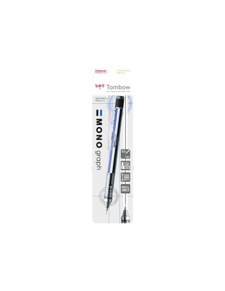 Portaminas tombow con clip mono graph profesional 0,5 mm