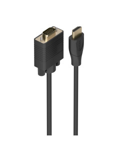 Aisens Cable Conversor HDMI a SVGA - Longitud 1.5m - HDMI Macho - HDB15 Macho - Soporta Resoluciones hasta 1080P - Plug and Play