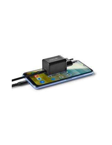 NGS BUD65W-L Cargador GaN 65W para Portatiles Lenovo - USB C Power Delivery y PPS - 5 Conectores DC Incluidos - Cable USB C 1.5