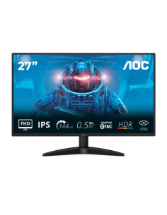 AOC 27B36X Monitor 27" LED IPS FullHD 144Hz - Respuesta 4ms - HDMI, Displayport - VESA 100x100mm - Color Negro