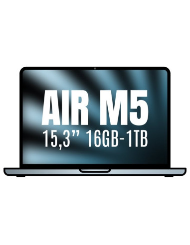 Apple Macbook Air 15,3"/ M5 10-Core CPU/ 16GB/ 1TB SSD/ 10-Core GPU/ Azul