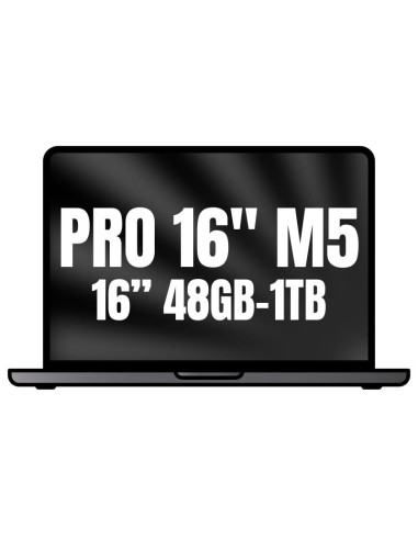 Apple Macbook Pro 16"/ M5 Pro 18-Core CPU/ 48GB/ 1TB SSD/ 20-Core GPU/ Negro Espacial