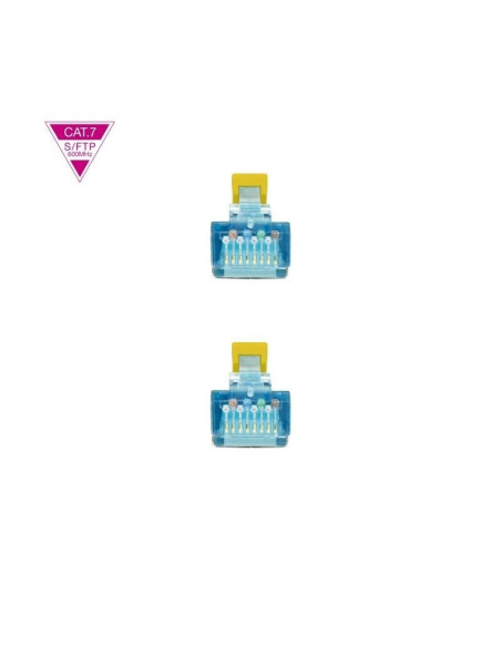 Cable de Red RJ45 SFTP Nanocable 10.20.1701-Y Cat.7/ 1m/ Amarillo